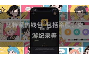 比特派热钱包 包括余额、交游纪录等