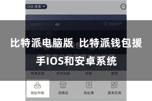 比特派电脑版  比特派钱包援手IOS和安卓系统