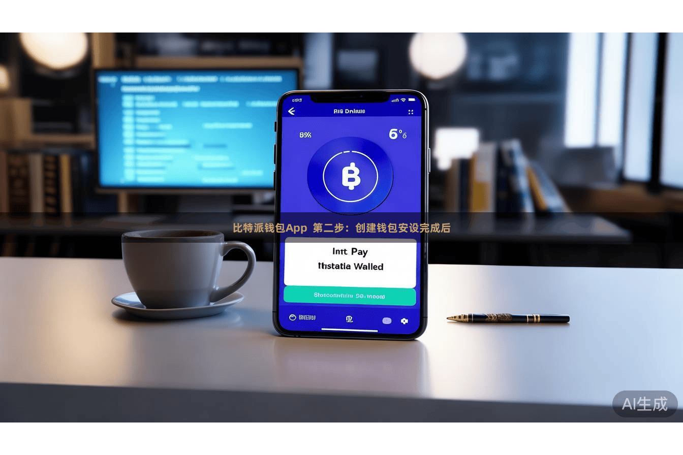 比特派钱包App 第二步:创建钱包安设完成后