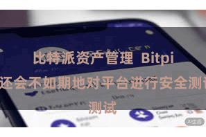 比特派资产管理 Bitpie还会不如期地对平台进行安全测试