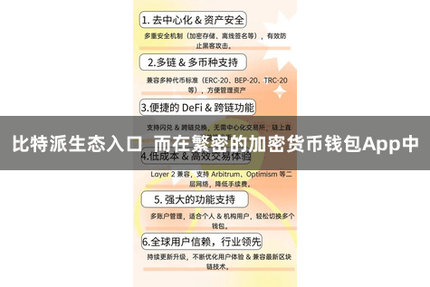 比特派生态入口  而在繁密的加密货币钱包App中