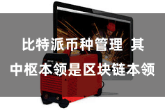 比特派币种管理  其中枢本领是区块链本领