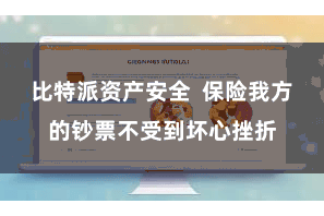 比特派资产安全  保险我方的钞票不受到坏心挫折