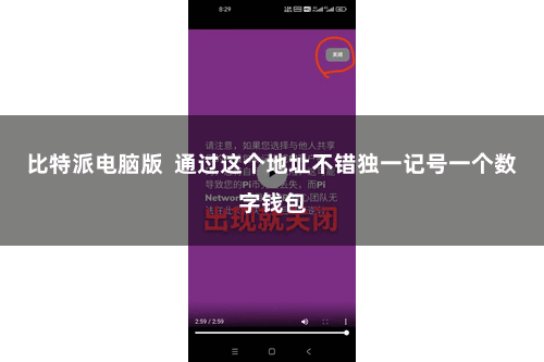 比特派电脑版  通过这个地址不错独一记号一个数字钱包